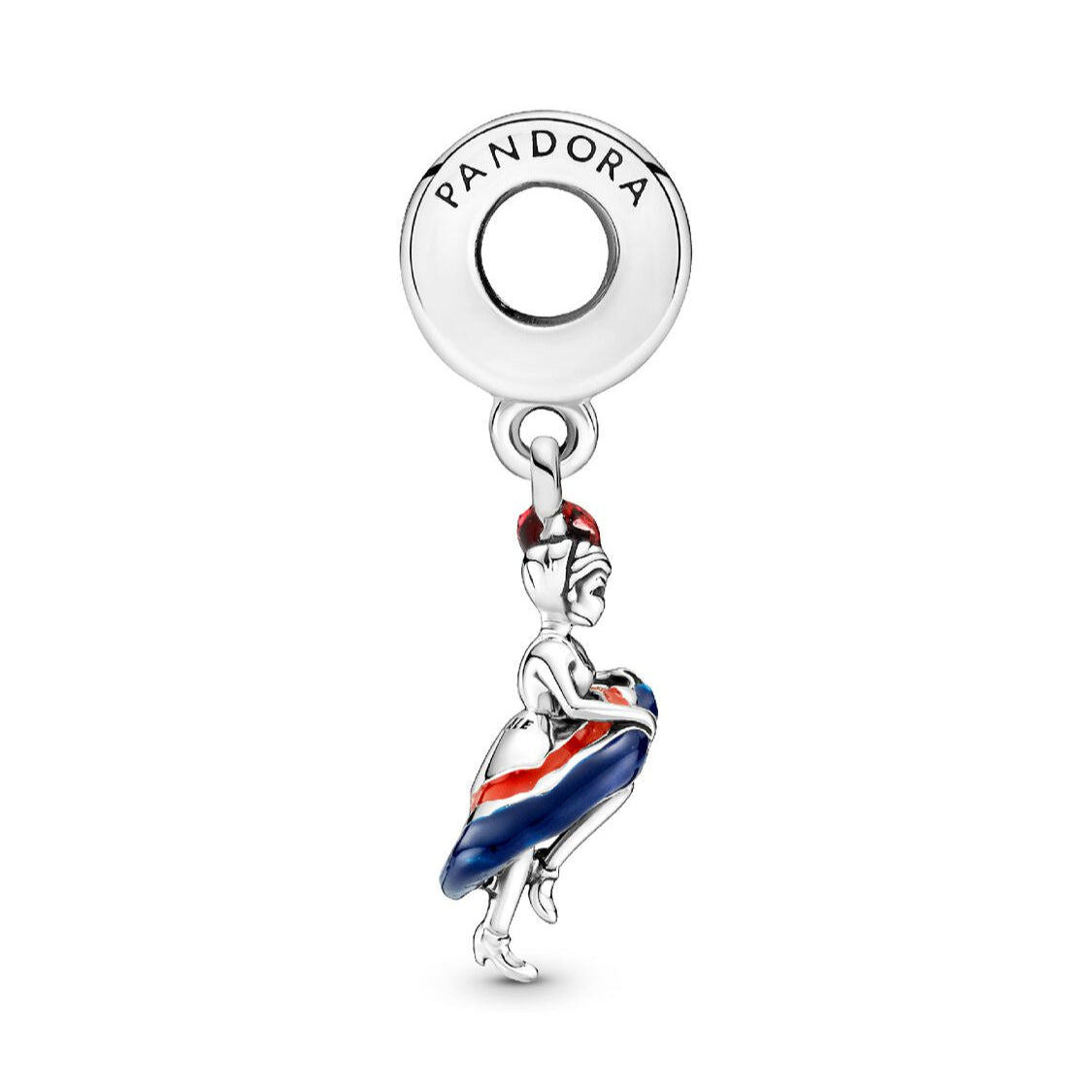Pandora French Cancan Dancer Dangle Charm silver; red; blue sterling-silver; enamel Dangle by The Alternative Bead. Your Jewelry Retailer from Germany