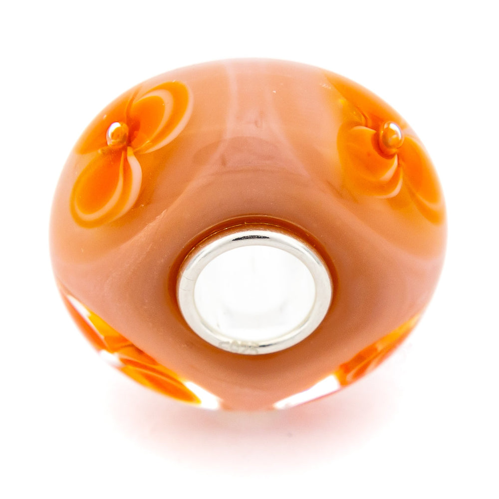 Elfbeads Paradise Flowerpools (G210805) orange glass Bead - The Alternative Bead official German Retailer. Buy 4 get 5 - free DHL Shipping for all orders above 150 ?