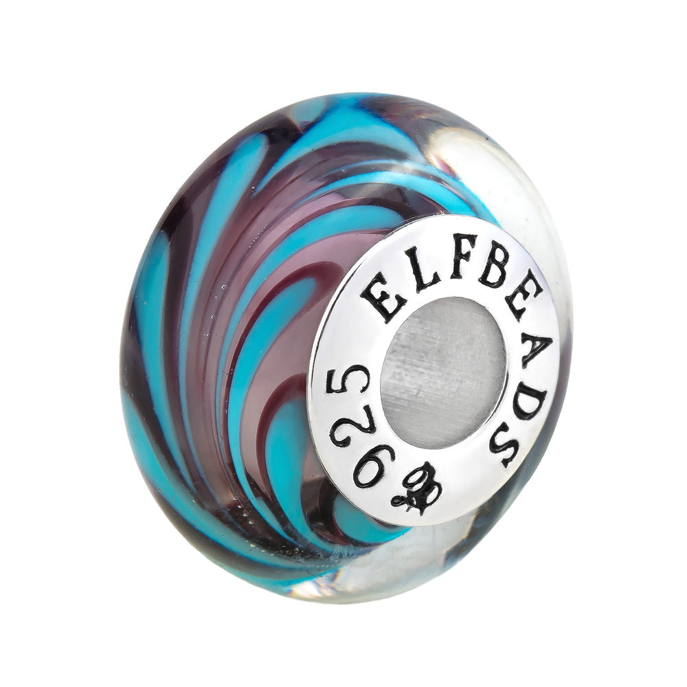 Elfbeads Peacock Feather Sprout glass Bead by The Alternative Bead. Your official Elfbeads Retailer from Germany
