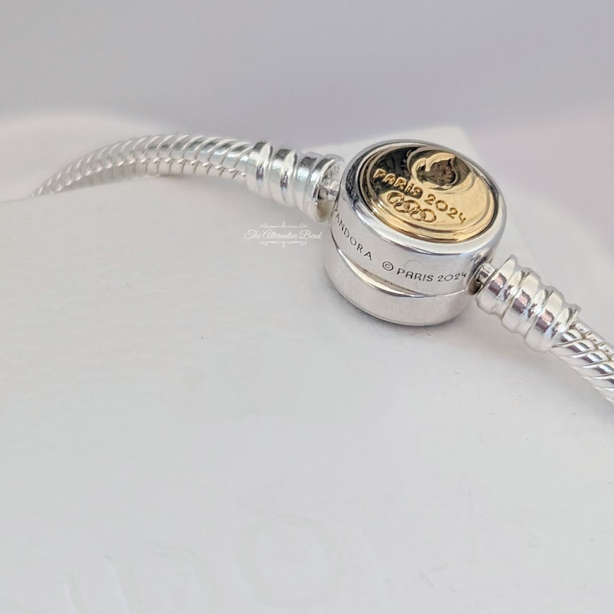 Pandora Paris Olympics 2024 Bicolor Bracelet silver; gold sterling-silver Bracelet by The Alternative Bead. Your official Pandora Retailer from Germany