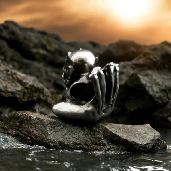 VIP-CHARMS Demon in Thought Charm silver sterling-silver Bead by The Alternative Bead. Your official VIP-CHARMS Retailer from Germany