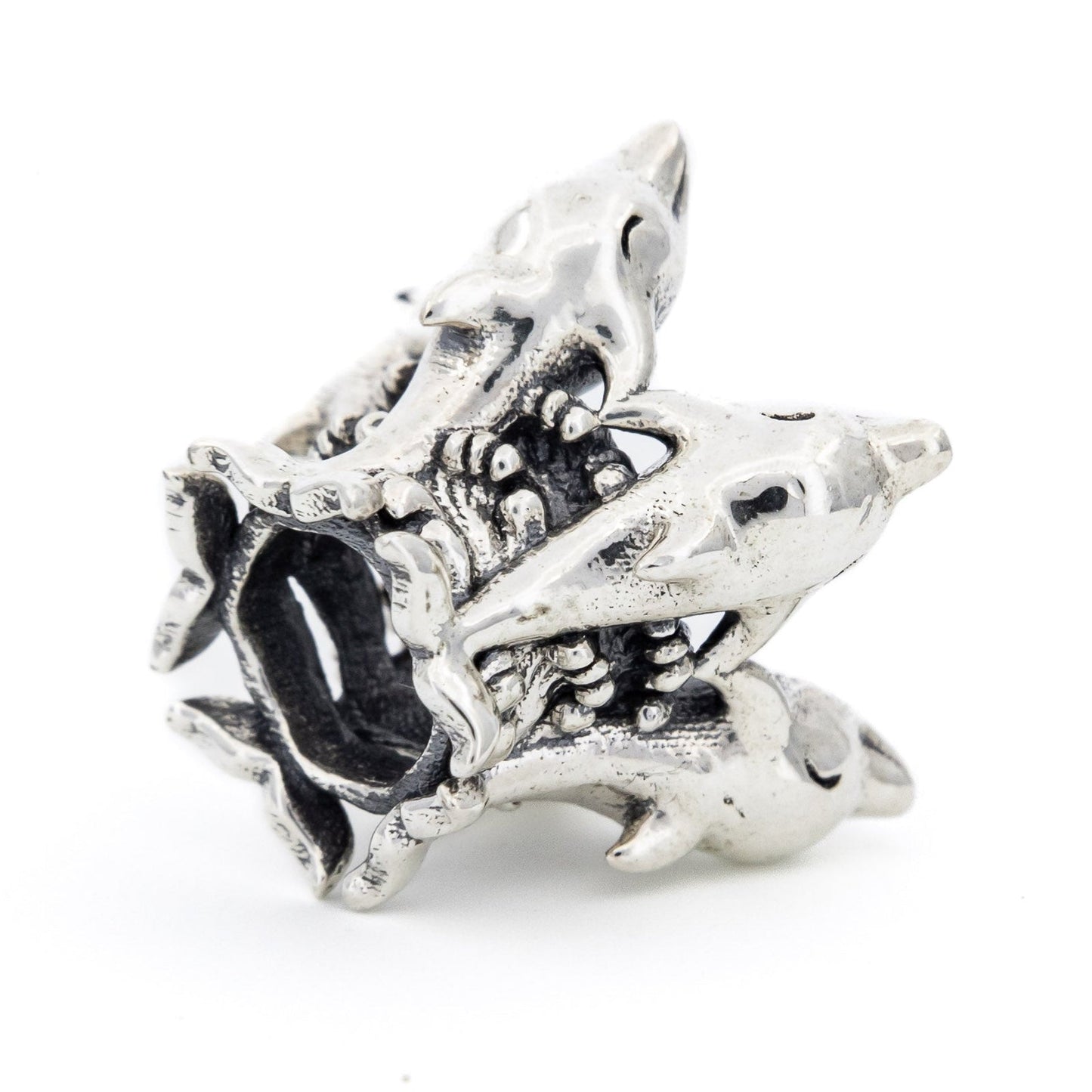 Elfbeads Playful Dolphins (S220604) silver sterling-silver Charm - The Alternative Bead official German Retailer. Buy 4 get 5 - free DHL Shipping for all orders above 150€