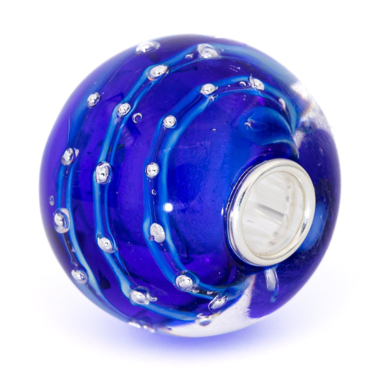 Elfbeads Pleiades Blue World Charm by The Alternative Bead