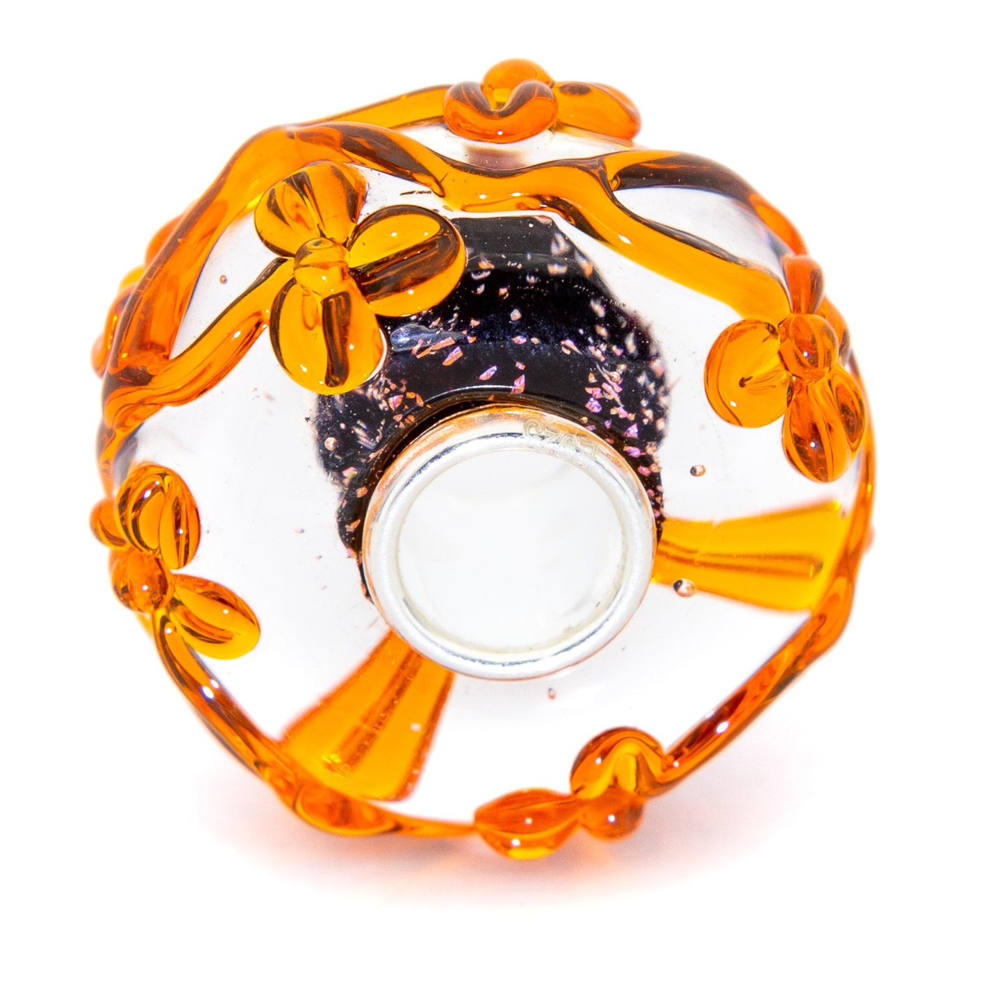 Elfbeads Pumpkin Magic Flowertwig (G210910) glass Bead - The Alternative Bead official German Retailer. Buy 4 get 5 - free DHL Shipping for all orders above 150 ?