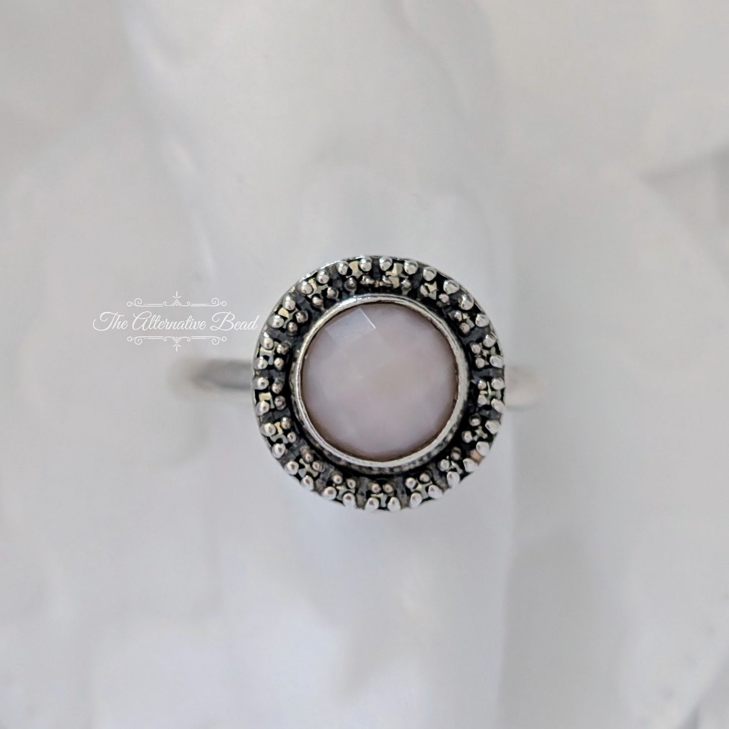 Pandora Pink Opal and Silver Ring pink sterling-silver Ring by The Alternative Bead. Your official Pandora Retailer from Germany