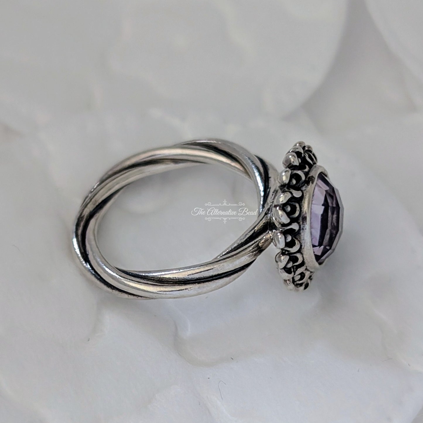 Pandora Amethyst Ring purple sterling-silver Ring by The Alternative Bead. Your official Pandora Retailer from Germany