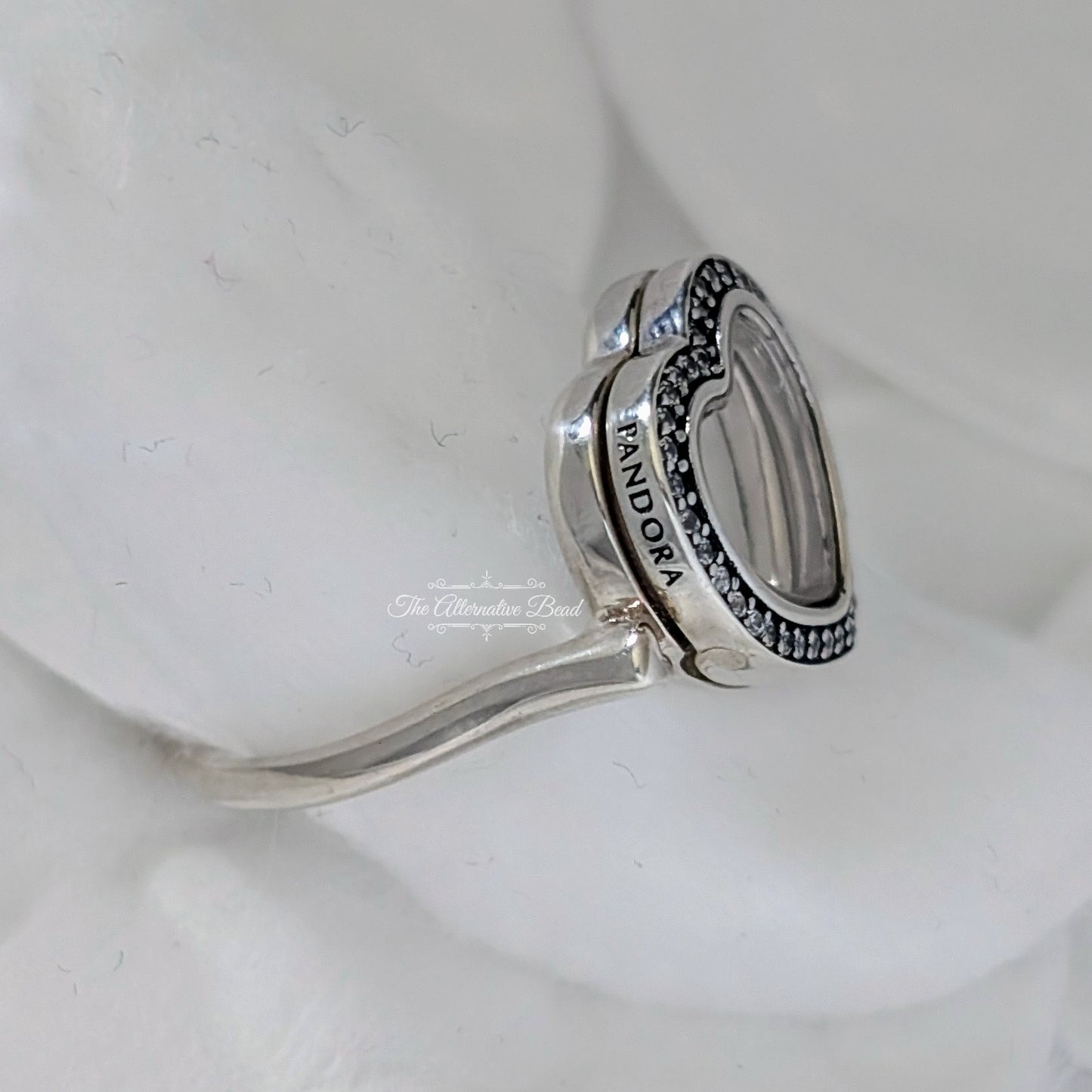 Pandora Lockets Sparkling Heart Ring silver sterling-silver Ring by The Alternative Bead. Your official Pandora Retailer from Germany