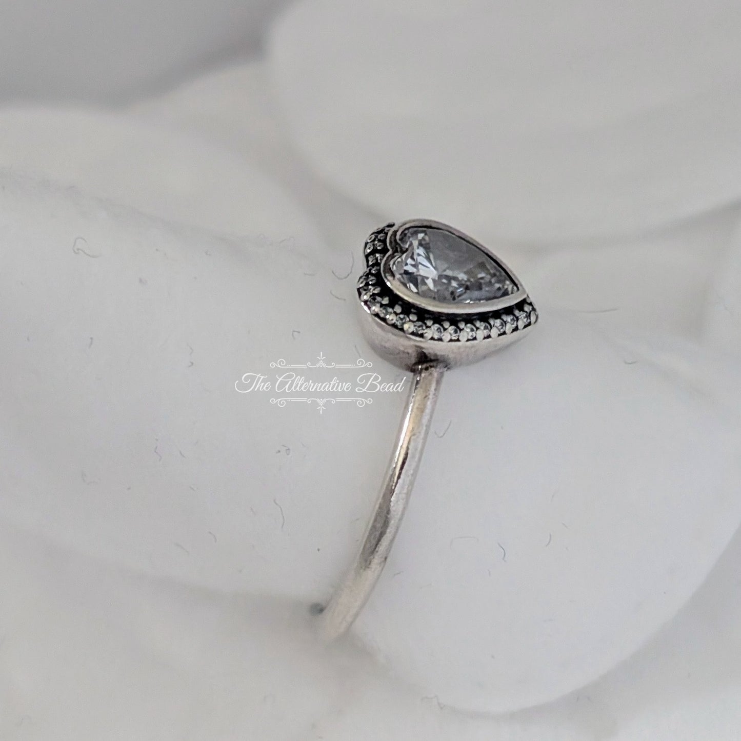 Pandora Sparkling Love Heart Halo Ring silver sterling-silver Ring by The Alternative Bead. Your official Pandora Retailer from Germany