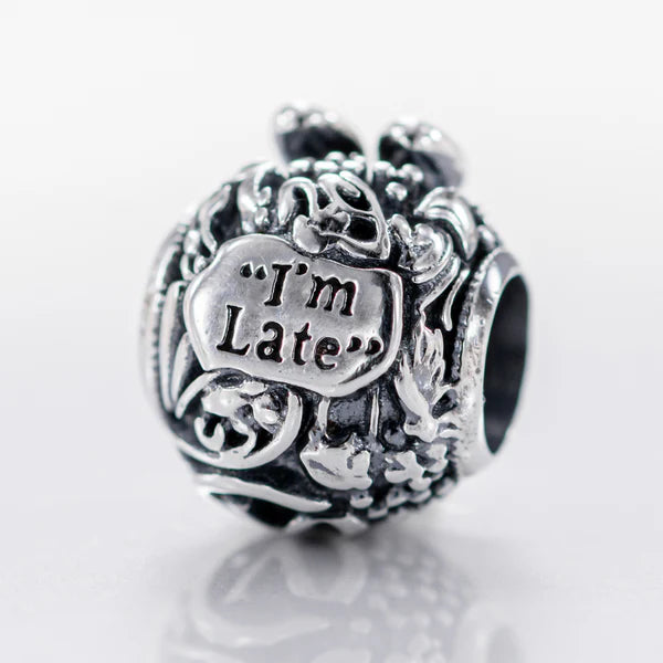 VIP-CHARMS White Rabbit Bead Charm silver sterling-silver Bead by The Alternative Bead. Your official VIP-CHARMS Retailer from Germany