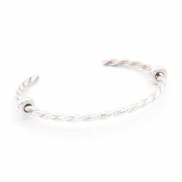 Praan Light Rope Bangle silver sterling-silver Bangle by The Alternative Bead. Your official Praan Retailer from Germany