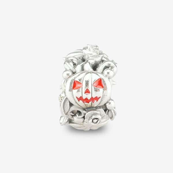 Praan Rose Pumpkin silver and orange sterling-silver Bead by The Alternative Bead. Your official Praan Retailer from Germany