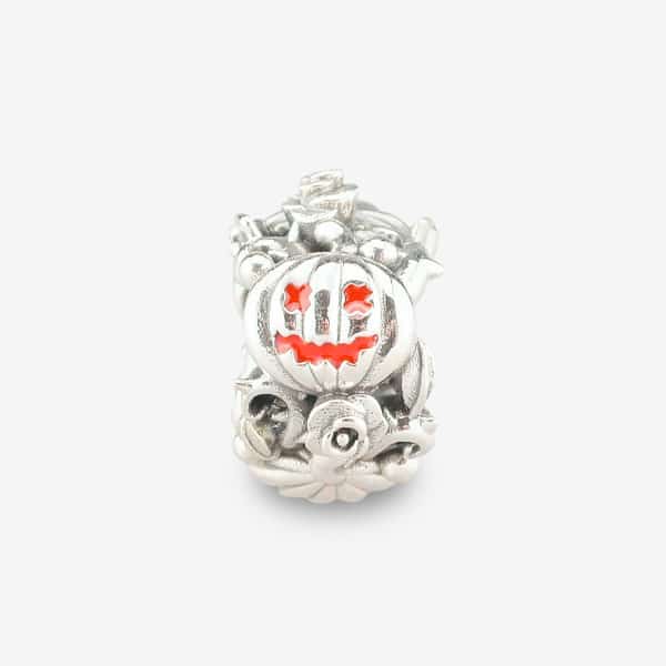Praan Rose Pumpkin silver and orange sterling-silver Bead by The Alternative Bead. Your official Praan Retailer from Germany