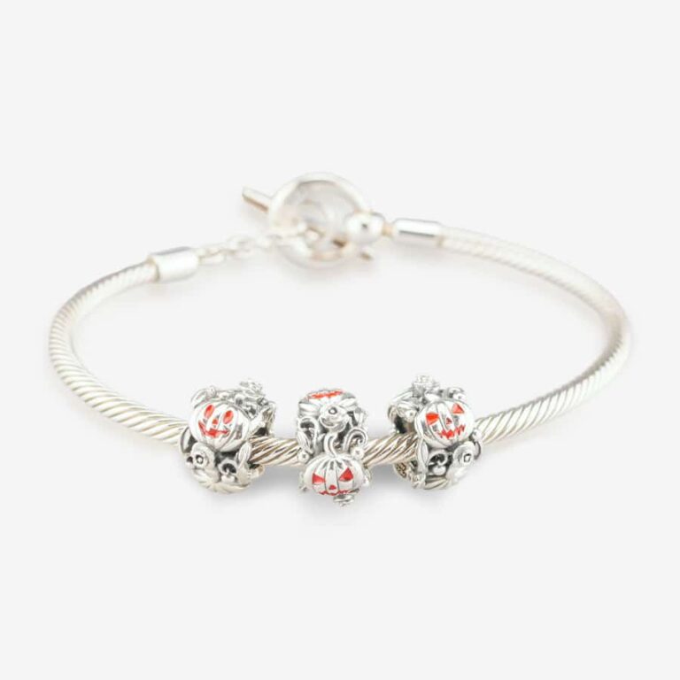 Praan Rose Pumpkin silver and orange sterling-silver Bead by The Alternative Bead. Your official Praan Retailer from Germany