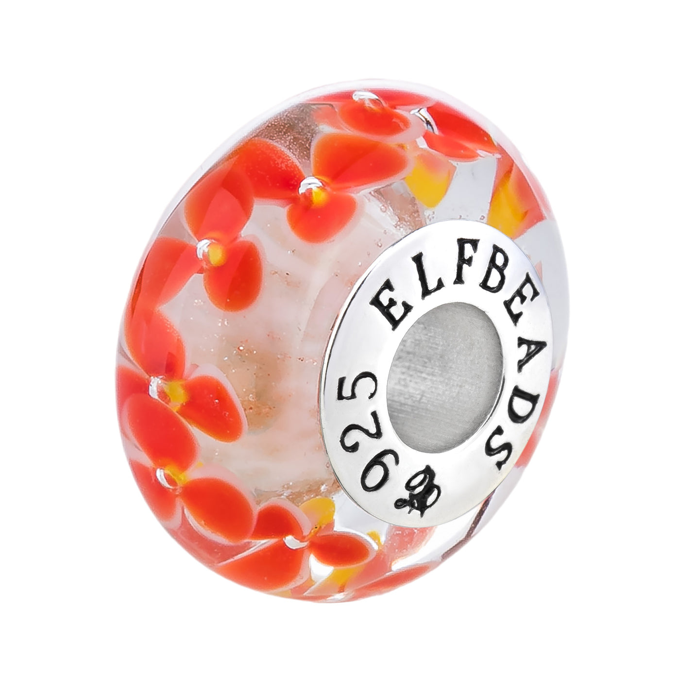 Elfbeads Rose Petals Snow (G231115) Charm - The Alternative Bead official German Retailer. Buy 4 get 5 - free DHL Shipping for all orders above 150€