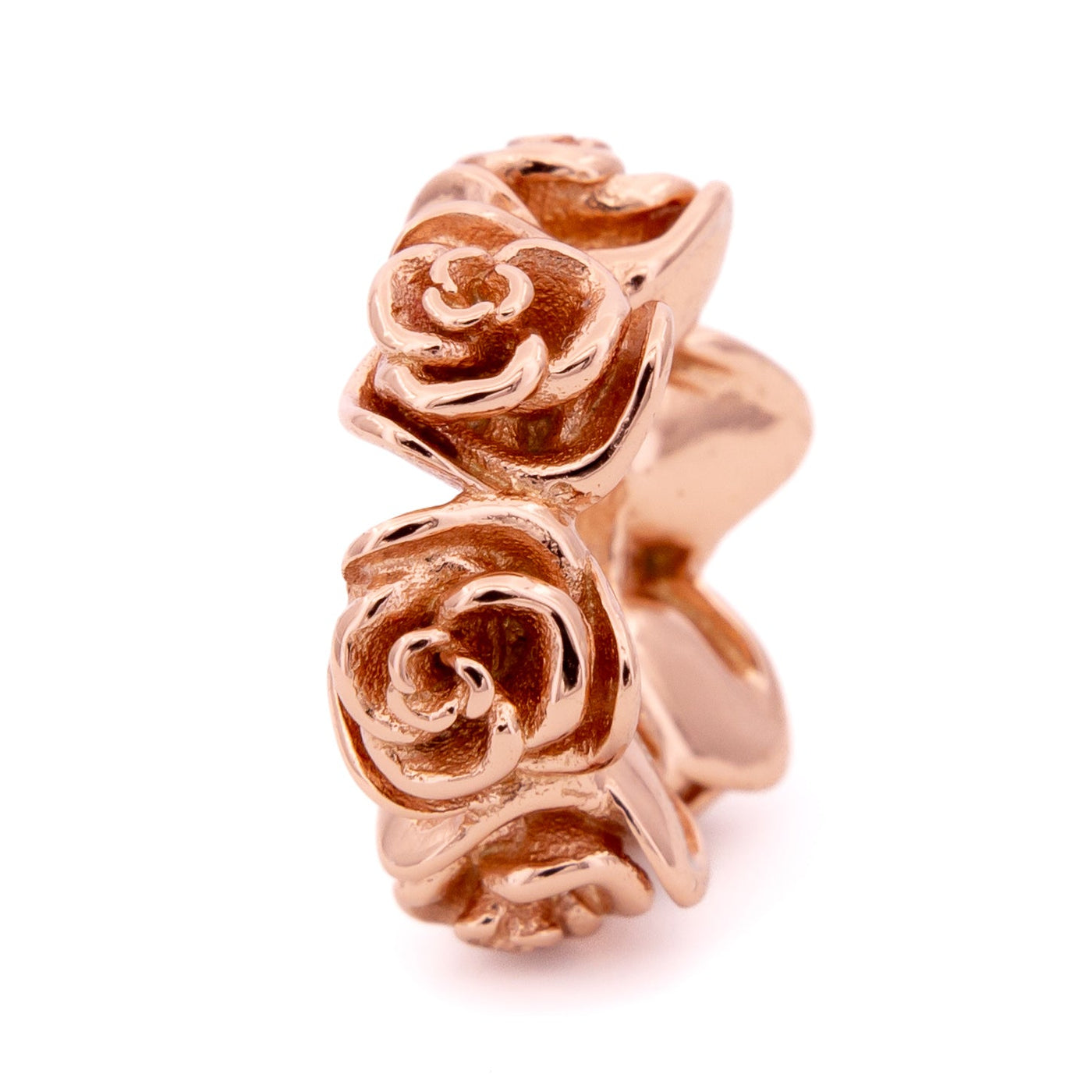 Elfbeads Roses SRGP (S220406) rose-gold sterling-silver and rose-gold Charm - The Alternative Bead official German Retailer. Buy 4 get 5 - free DHL Shipping for all orders above 150€