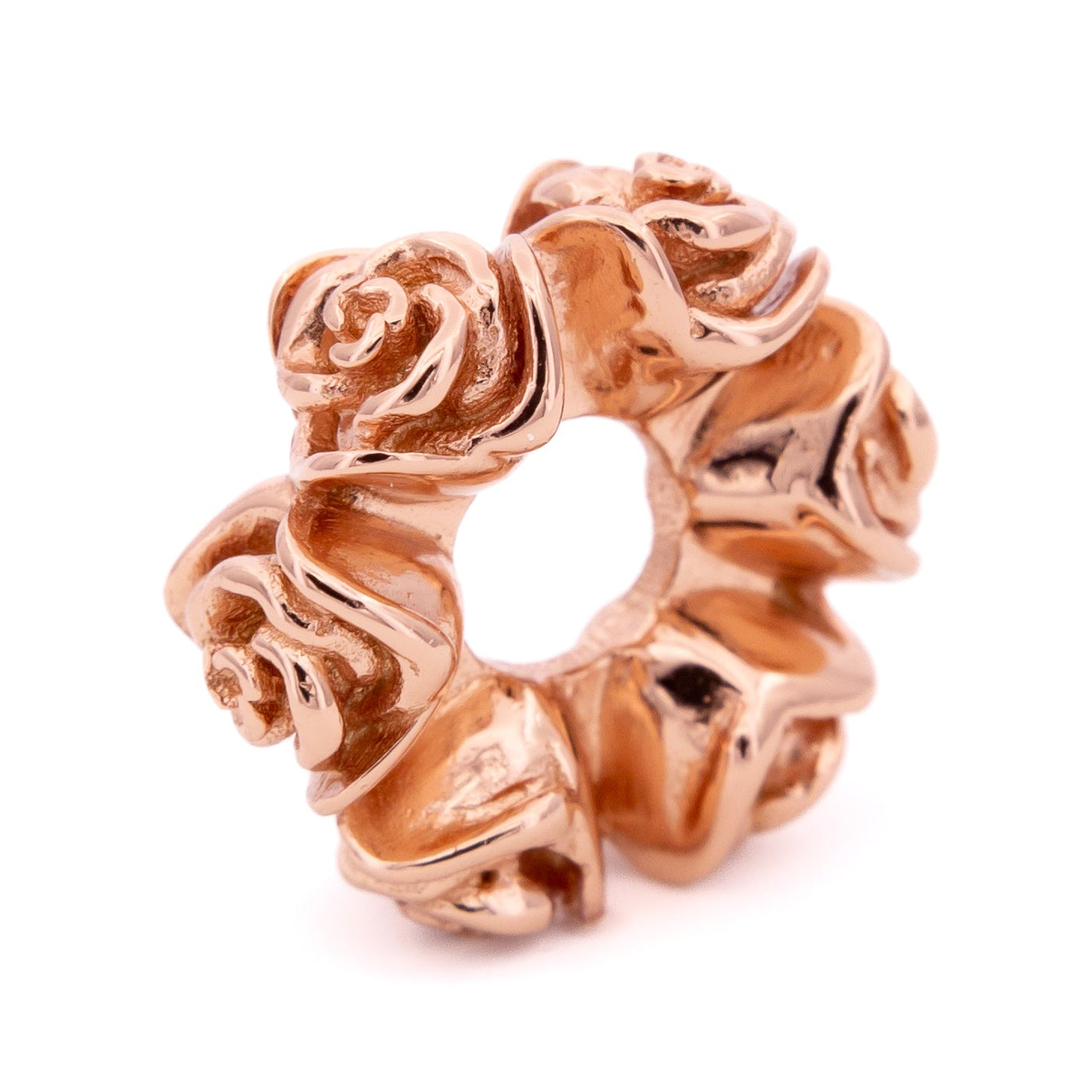 Elfbeads Roses SRGP (S220406) rose-gold sterling-silver and rose-gold Charm - The Alternative Bead official German Retailer. Buy 4 get 5 - free DHL Shipping for all orders above 150€