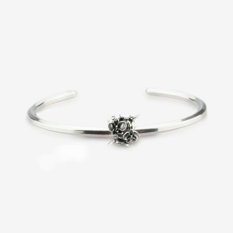Praan Royal Orchid Charm silver sterling-silver Bead by The Alternative Bead. Your official Praan Retailer from Germany