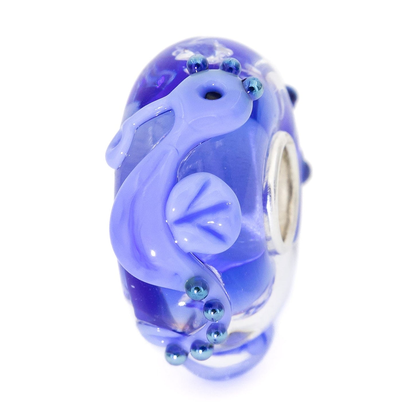 Elfbeads Royal Blue Seahorse (G220714) glass Charm - The Alternative Bead official German Retailer. Buy 4 get 5 - free DHL Shipping for all orders above 150€
