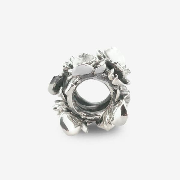 Praan Royal Orchid Charm silver sterling-silver Bead by The Alternative Bead. Your official Praan Retailer from Germany