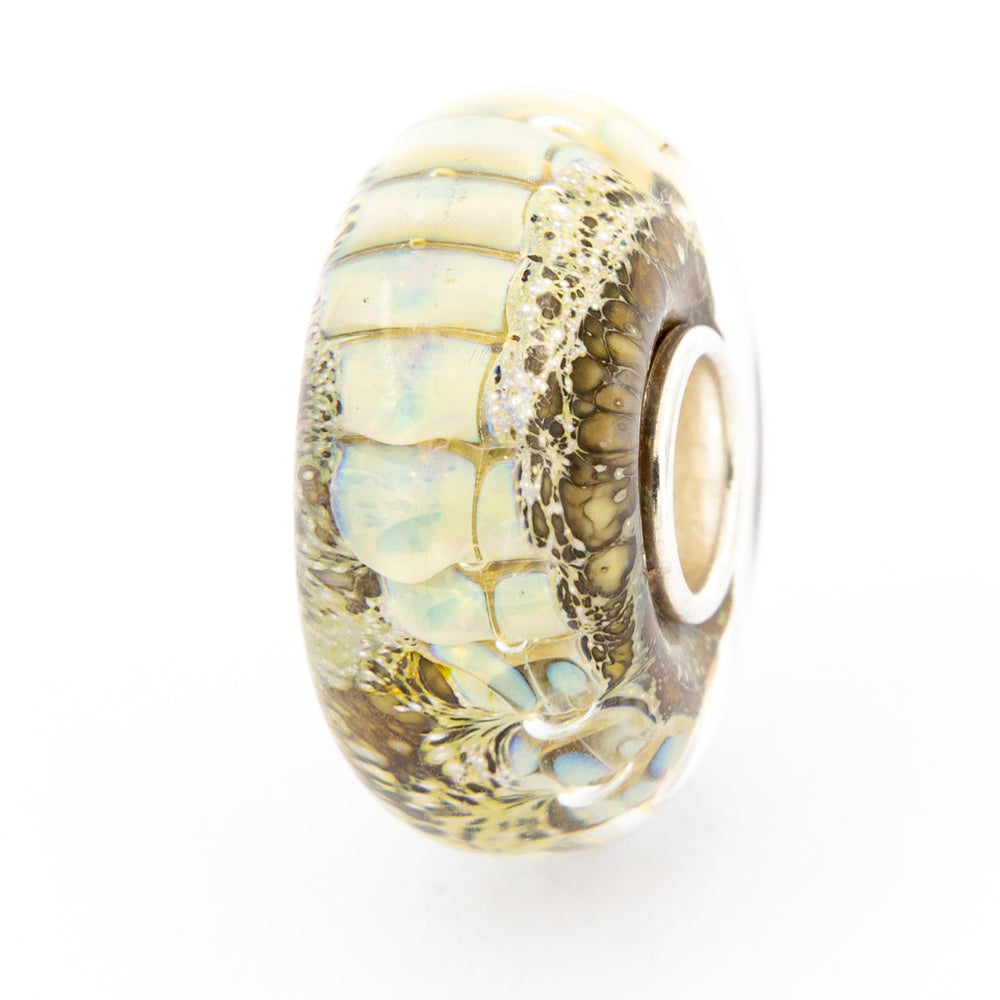 Elfbeads Sunny Sand Snakeskin glass Bead by The Alternative Bead. Your official Elfbeads Retailer from Germany