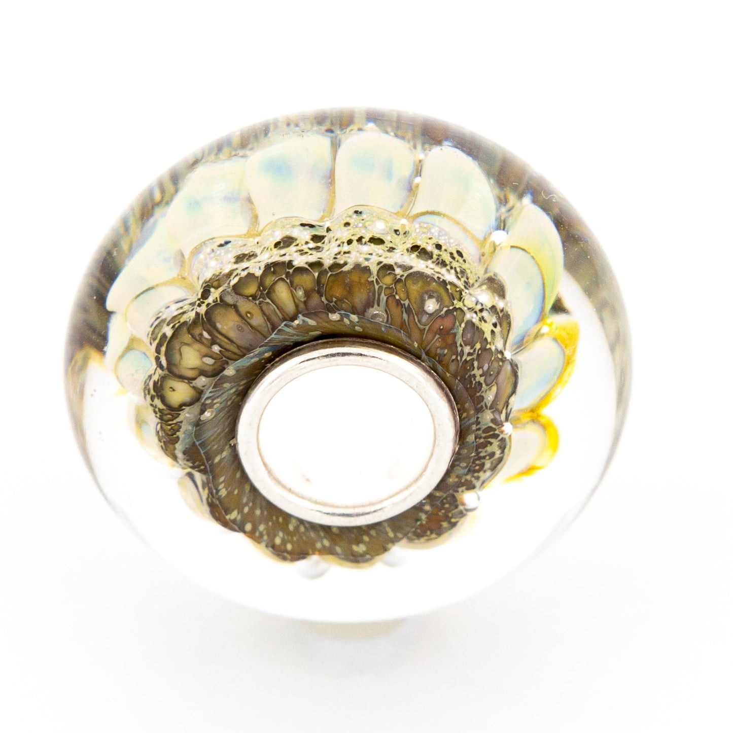 Elfbeads Sunny Sand Snakeskin glass Bead by The Alternative Bead. Your official Elfbeads Retailer from Germany