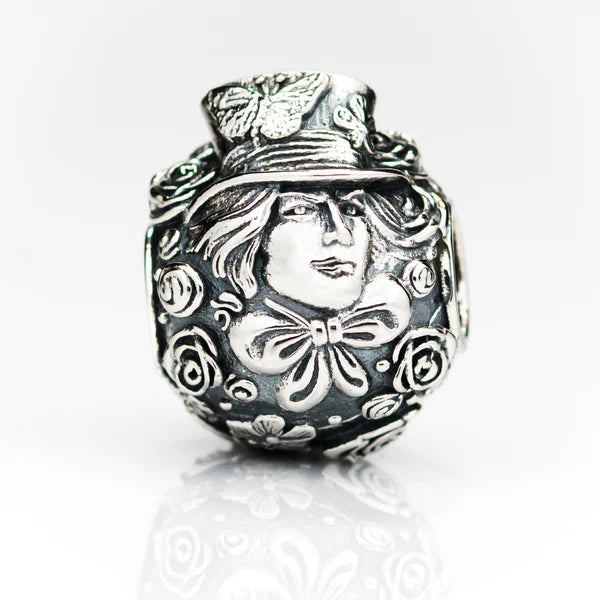 VIP-CHARMS Hatter Charm (ME030) silver sterling-silver Bead by The Alternative Bead. Your Official VIP-CHARMS Retailer from Germany