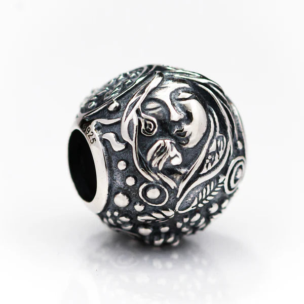 VIP-CHARMS Mother Nature Bead (ME039) silver sterling-silver Charm by The Alternative Bead. Your Official VIP-CHARMS Retailer from Germany