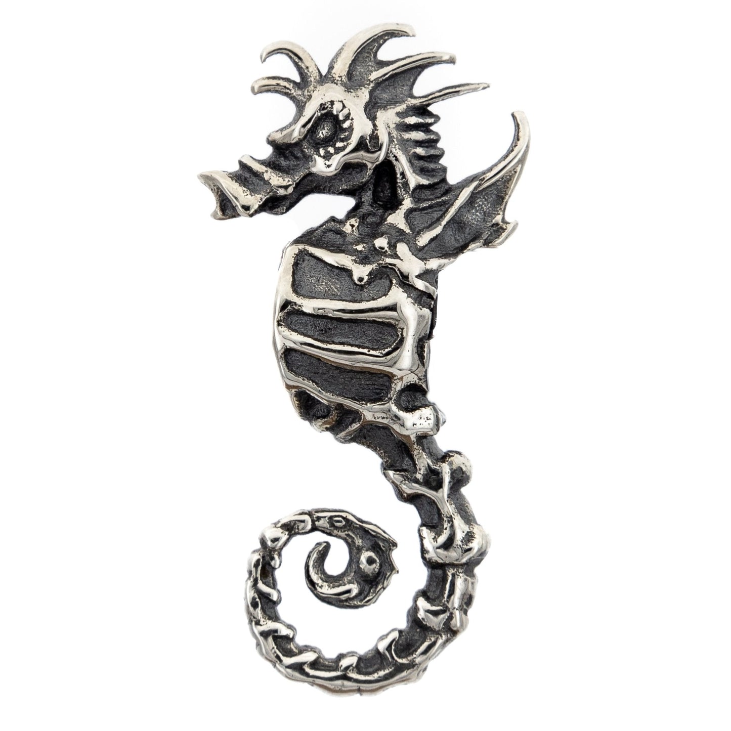 Elfbeads Skeleton Seahorse (S210904) silver sterling-silver Charm - The Alternative Bead official German Retailer. Buy 4 get 5 - free DHL Shipping for all orders above 150€