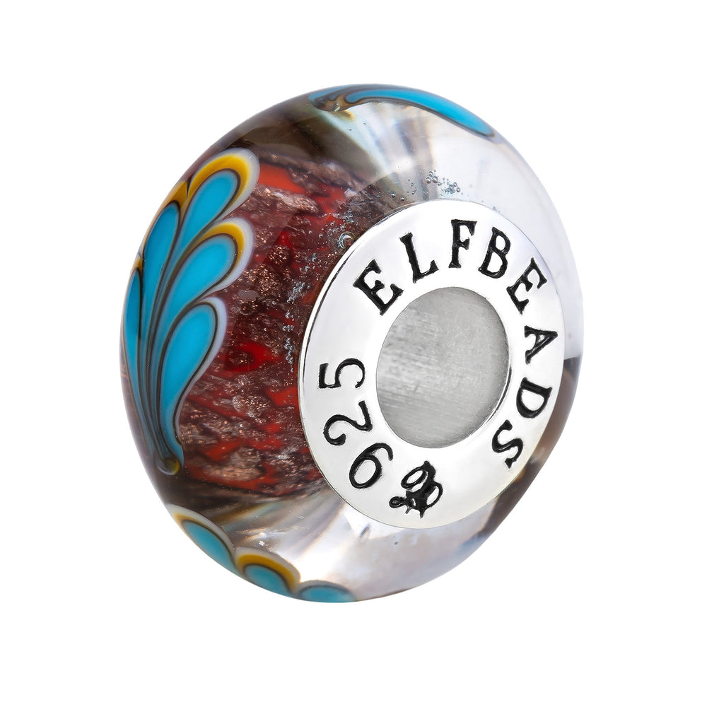Elfbeads Skykissed Fall Leaves Golddust (G230909) glass Charm - The Alternative Bead official German Retailer. Buy 4 get 5 - free DHL Shipping for all orders above 150€