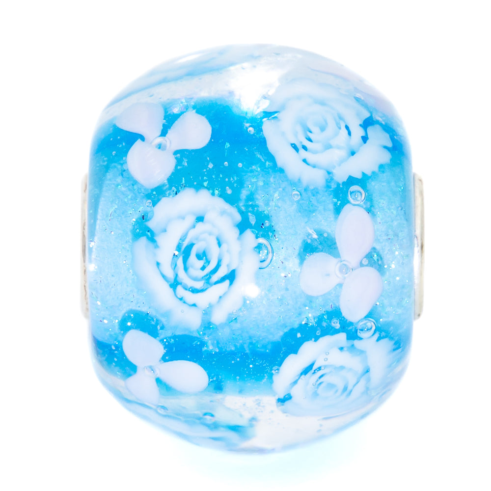 Elfbeads Sky Rose Meadow World glass Bead by The Alternative Bead. Your official Elfbeads Retailer from Germany