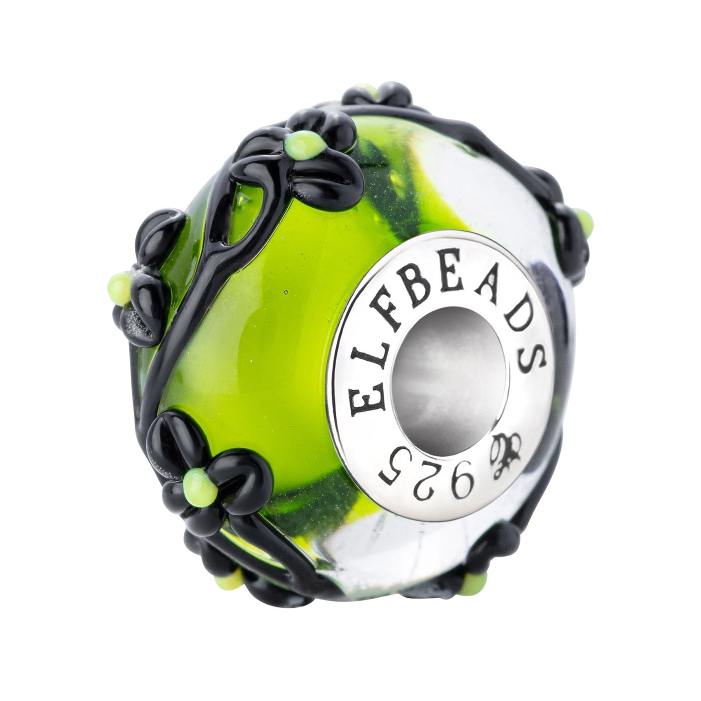 Elfbeads Slime Potion Flowertwig glass Bead by The Alternative Bead. Your official Elfbeads Retailer from Germany