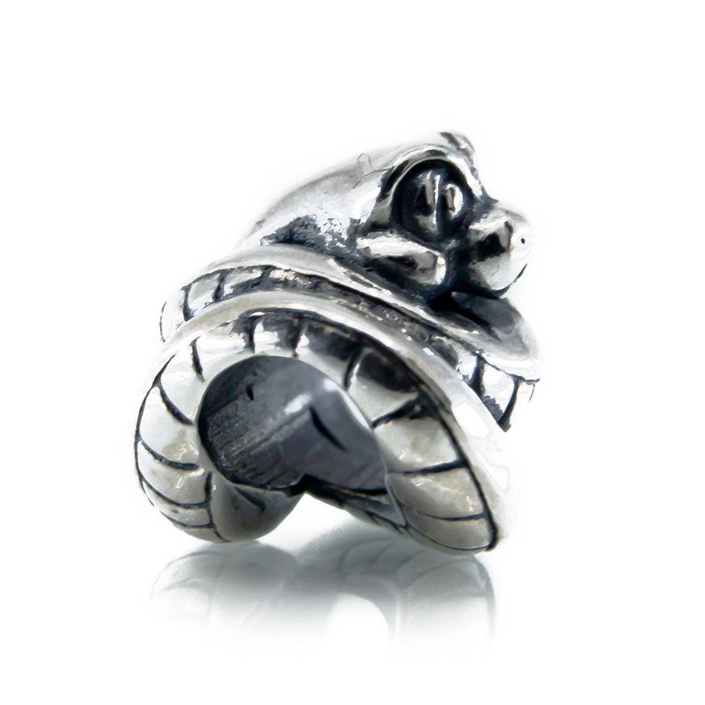 Aurora Charm Hissi the Snake silver sterling-silver Bead by The Alternative Bead. Your official Aurora Charm Retailer from Germany
