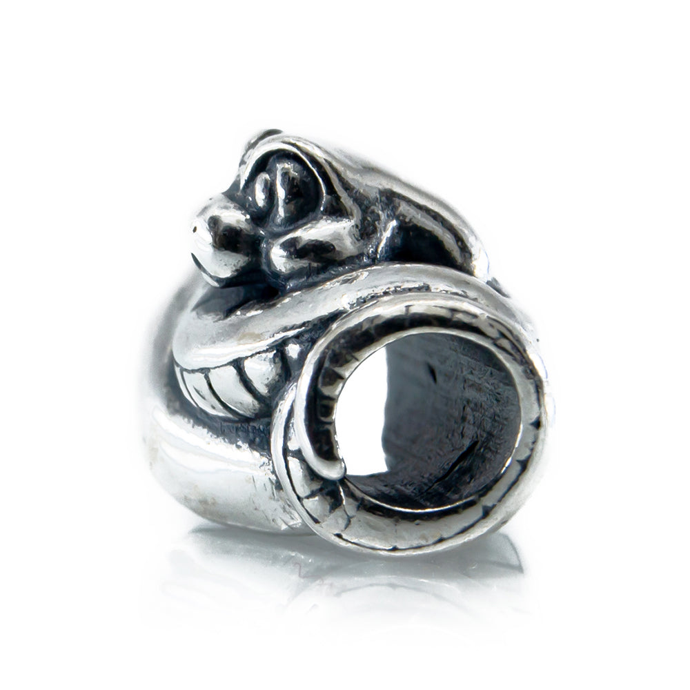 Aurora Charm Hissi the Snake silver sterling-silver Bead by The Alternative Bead. Your official Aurora Charm Retailer from Germany