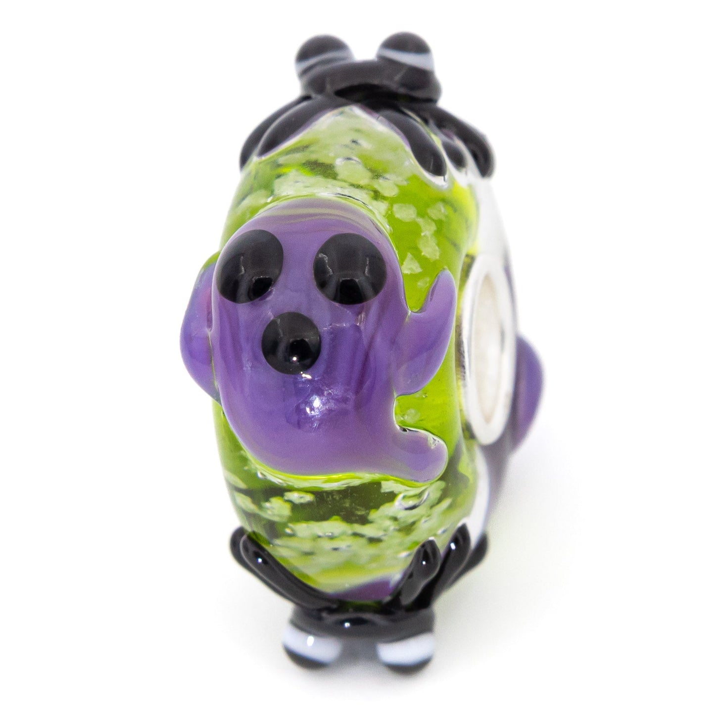 Elfbeads Spider Ghosts Greenlight (G220905) glass Bead - The Alternative Bead official German Retailer. Buy 4 get 5 - free DHL Shipping for all orders above 150 ?