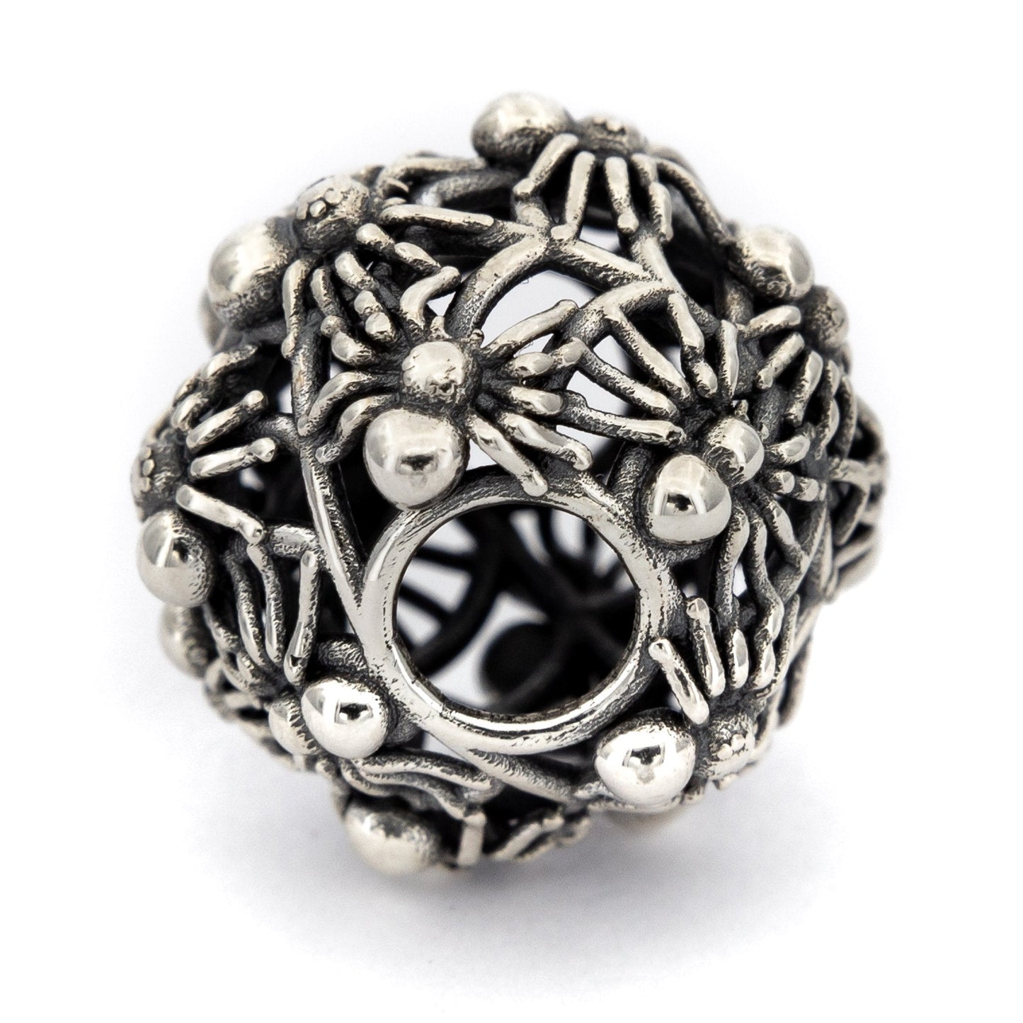 Elfbeads Spider Nest (S210901) silver sterling-silver Bead - The Alternative Bead official German Retailer. Buy 4 get 5 - free DHL Shipping for all orders above 150 ?