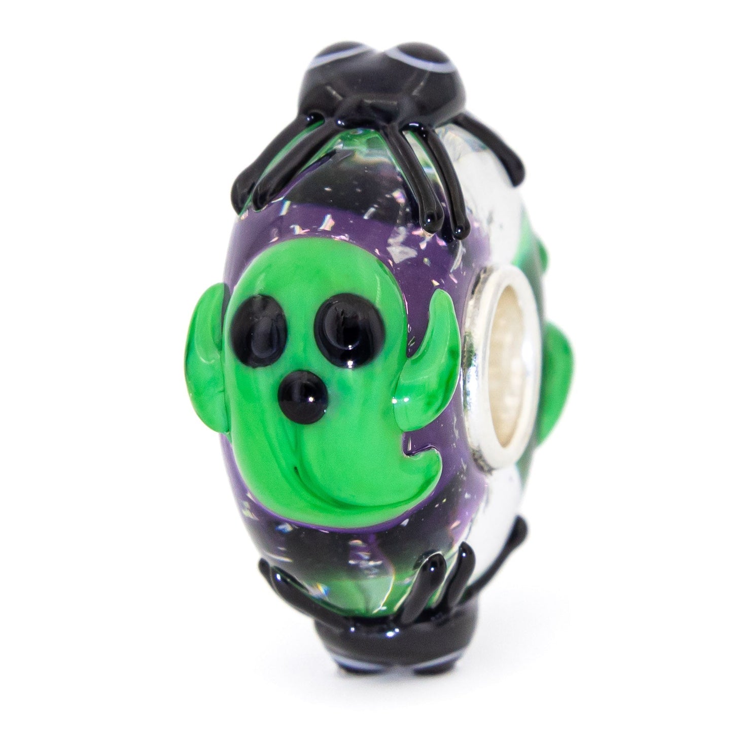 Elfbeads Spiders Ghosts Dark Night (G220901) glass Charm - The Alternative Bead official German Retailer. Buy 4 get 5 - free DHL Shipping for all orders above 150€