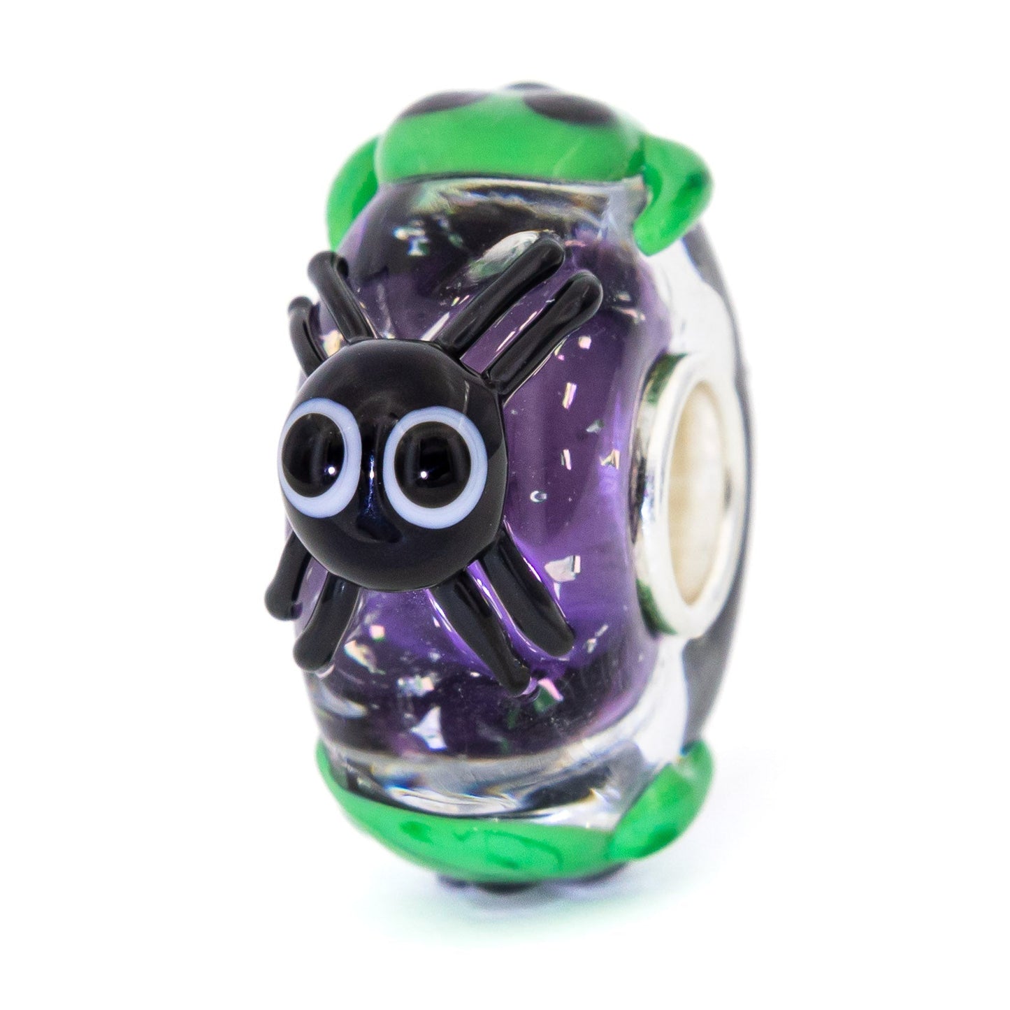 Elfbeads Spiders Ghosts Dark Night (G220901) glass Charm - The Alternative Bead official German Retailer. Buy 4 get 5 - free DHL Shipping for all orders above 150€