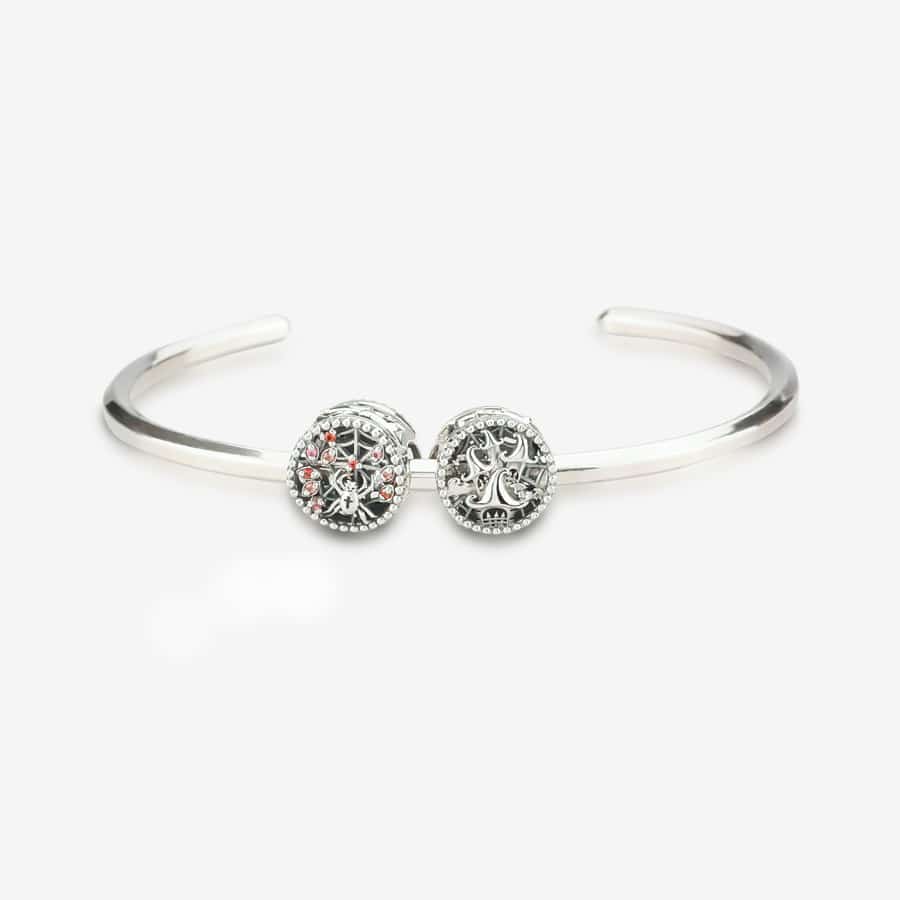 Praan Spiderweb Castle Charm silver sterling-silver Bead by The Alternative Bead. Your official Praan Retailer from Germany