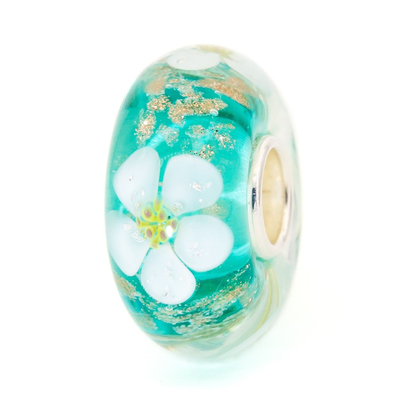 Elfbeads Spring Blossom Golddust glass Bead by The Alternative Bead. Your official Elfbeads Retailer from Germany