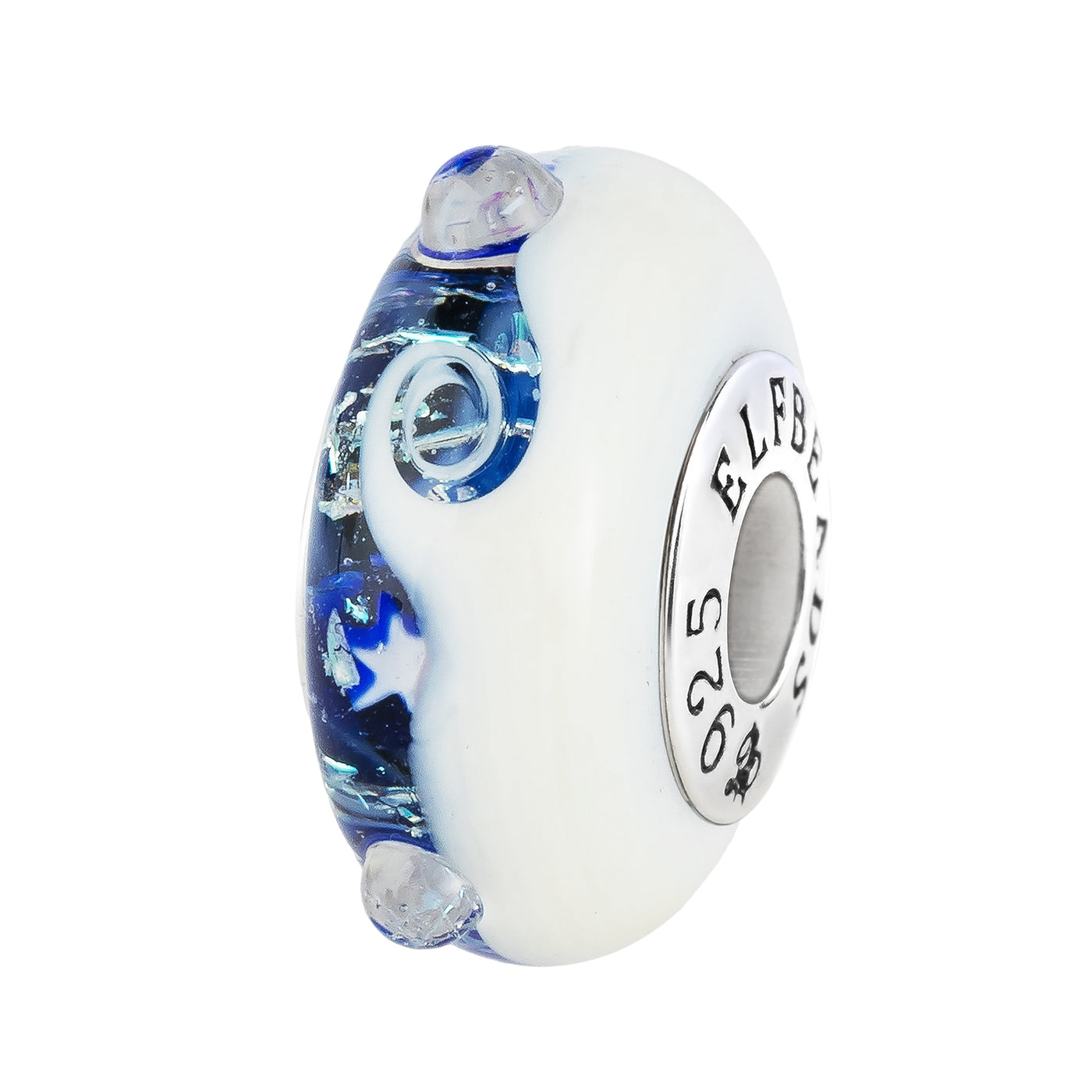 Elfbeads Starry Night Snow Storm (G231108) glass Bead - The Alternative Bead official German Retailer. Buy 4 get 5 - free DHL Shipping for all orders above 150 ?