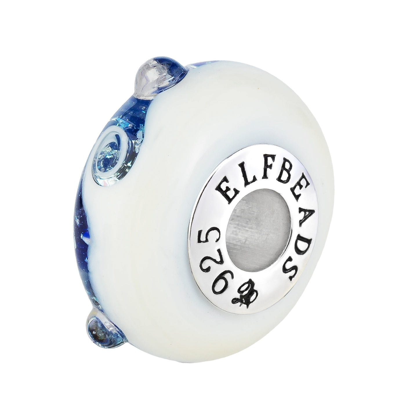 Elfbeads Starry Night Snow Storm (G231108) glass Bead - The Alternative Bead official German Retailer. Buy 4 get 5 - free DHL Shipping for all orders above 150 ?