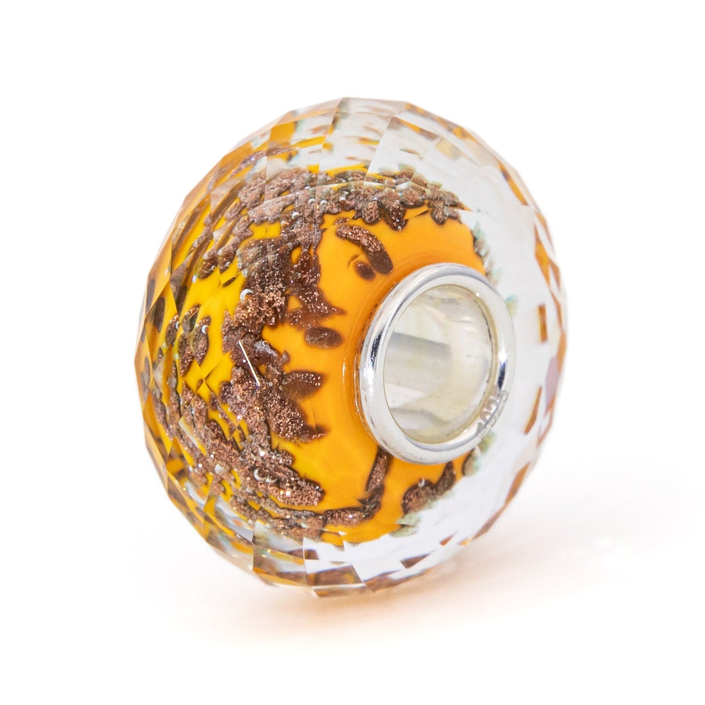 Elfbeads Sunflower Golddust Galaxy Fractal (G211239) glass Charm - The Alternative Bead official German Retailer. Buy 4 get 5 - free DHL Shipping for all orders above 150€