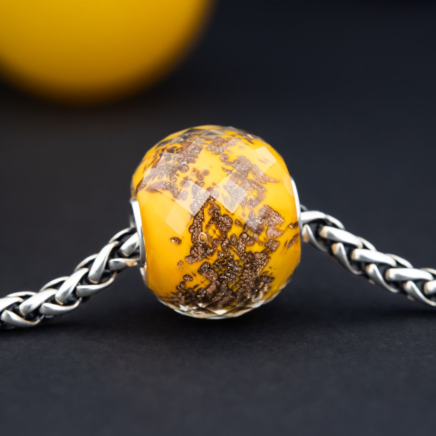 Elfbeads Sunflower Golddust Galaxy World Fractal (G211255) glass Bead - The Alternative Bead official German Retailer. Buy 4 get 5 - free DHL Shipping for all orders above 150 ?