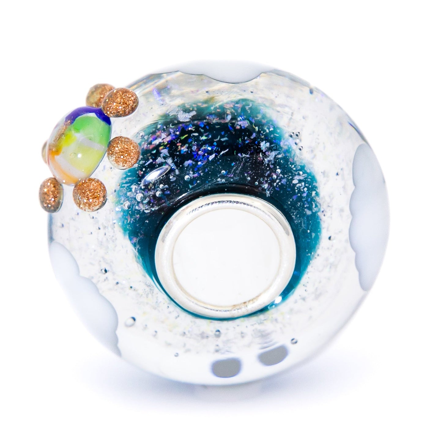 Elfbeads Sunny Cloud Nine (G220110) glass Charm - The Alternative Bead official German Retailer. Buy 4 get 5 - free DHL Shipping for all orders above 150€