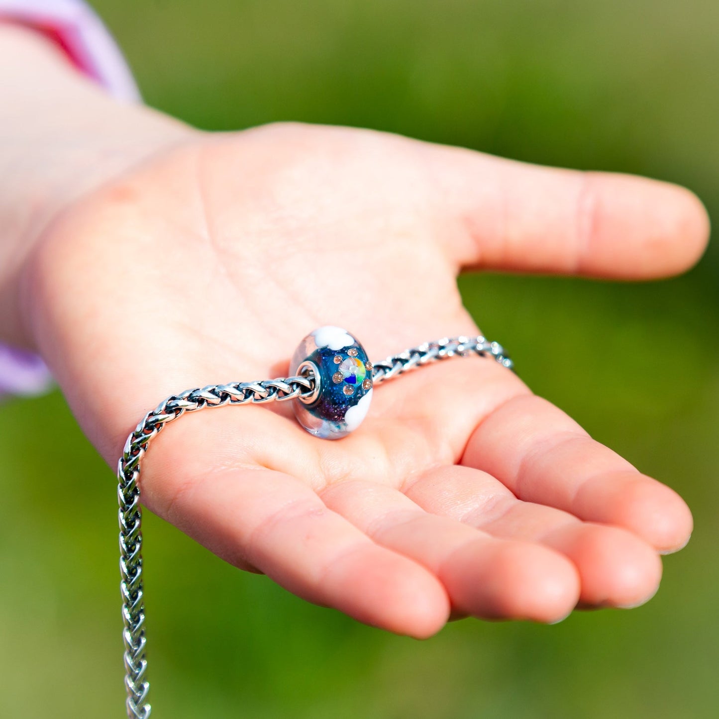 Elfbeads Sunny Cloud Nine (G220110) glass Charm - The Alternative Bead official German Retailer. Buy 4 get 5 - free DHL Shipping for all orders above 150€