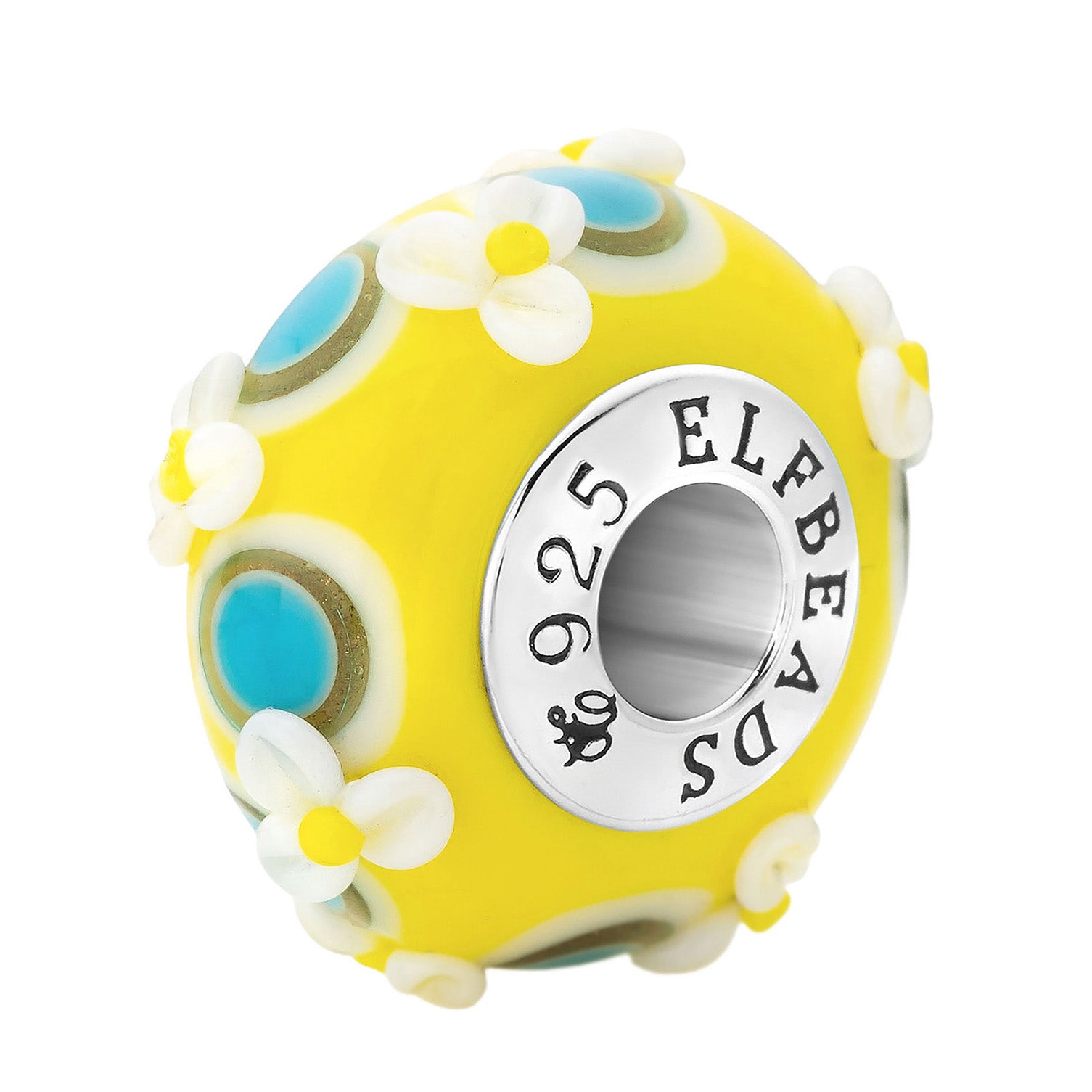 Elfbeads Sunny Easter Blossoms yellow glass Bead by The Alternative Bead. Your official Elfbeads Retailer from Germany