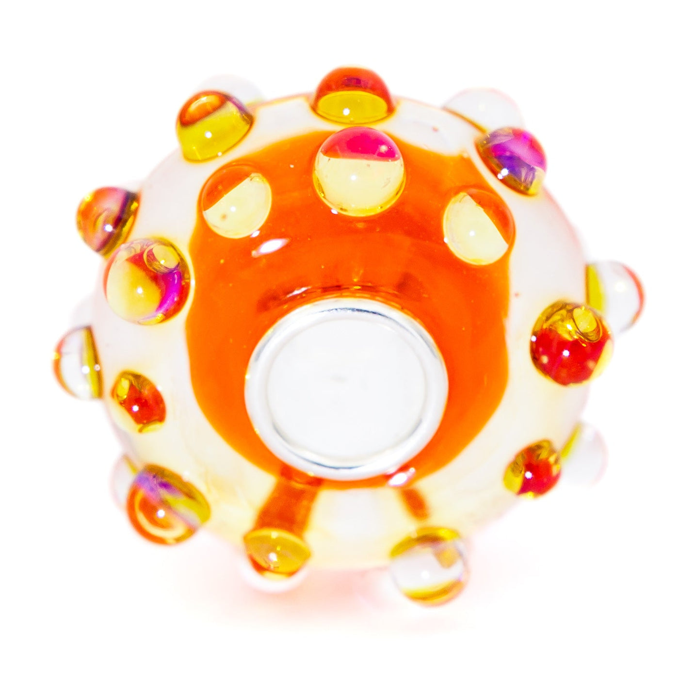 Elfbeads Sunny Orange Dewdrops (G220415) glass Bead - The Alternative Bead official German Retailer. Buy 4 get 5 - free DHL Shipping for all orders above 150 ?