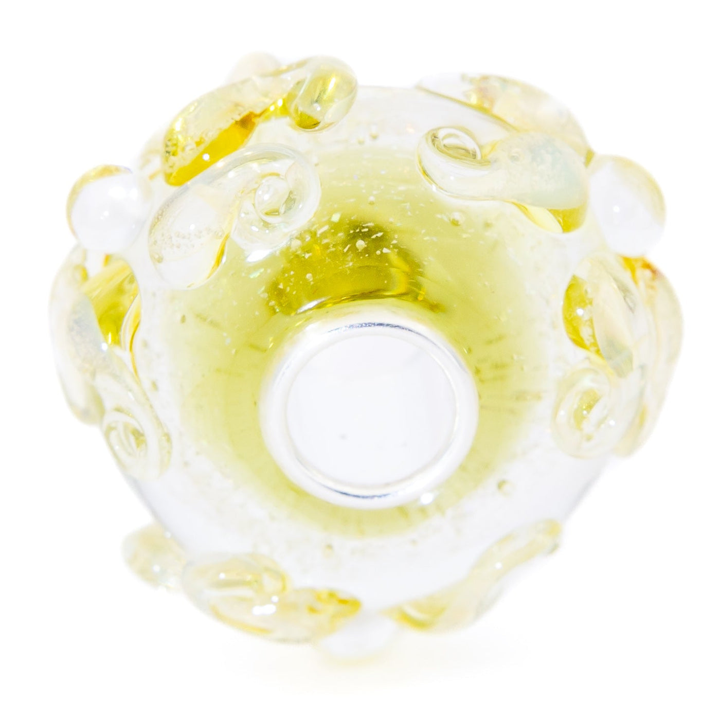 Elfbeads Sunshine Edelweiss (G220417) glass Charm - The Alternative Bead official German Retailer. Buy 4 get 5 - free DHL Shipping for all orders above 150€