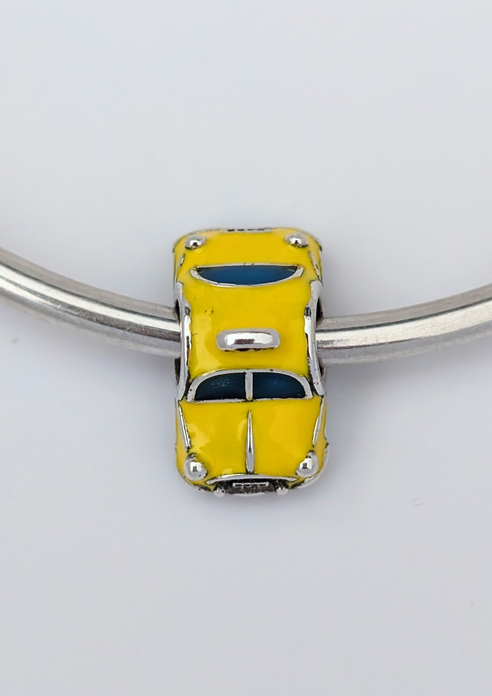 Beadscollection Yellow Car Charm silver; yellow sterling-silver; enamel Bead by The Alternative Bead. Your Jewelry Retailer from Germany