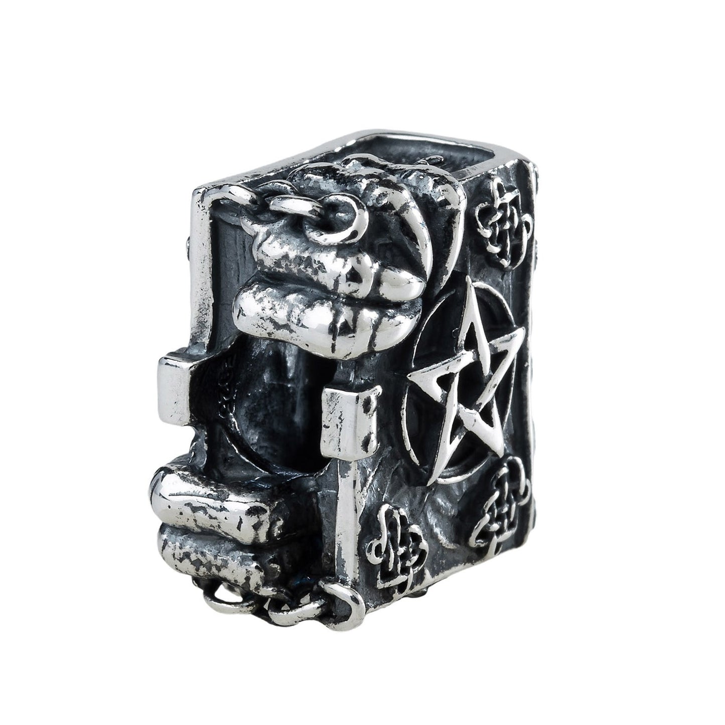 Elfbeads The Necronomicon (S230822) silver sterling-silver Charm - The Alternative Bead official German Retailer. Buy 4 get 5 - free DHL Shipping for all orders above 150€